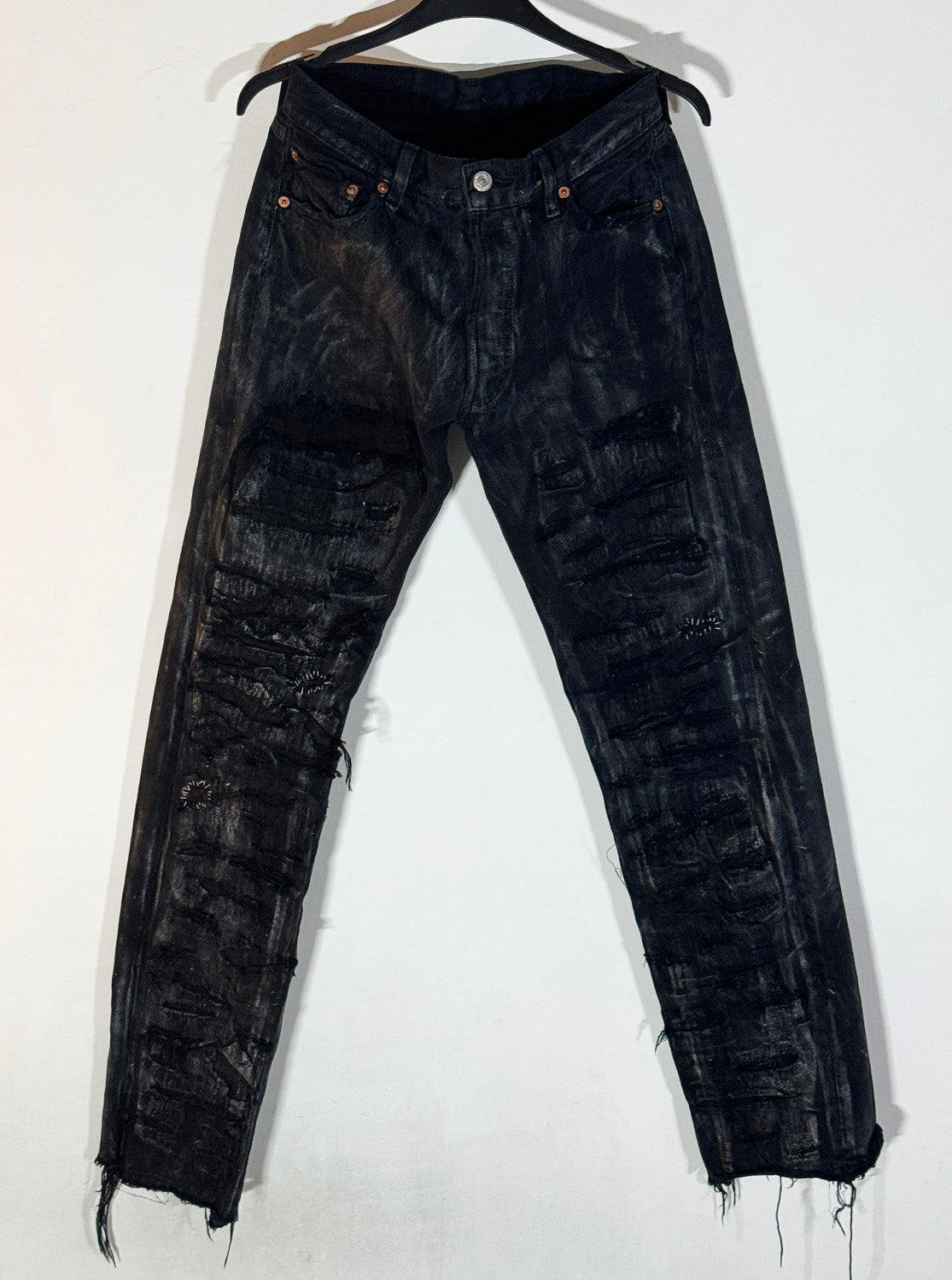 Jean Upcycled Mendler Studios "Le Noir 2.0"